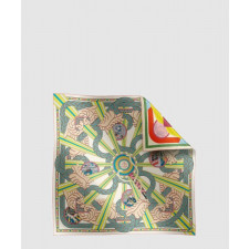 에르메스 A la Lumiere du Flambeau 더블 페이스 스카프 90