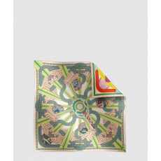 에르메스 A la Lumiere du Flambeau 더블 페이스 스카프 90