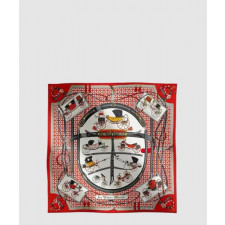 에르메스 Les Voitures Nouvelles 스카프 90