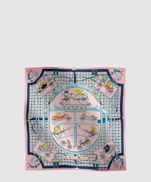 에르메스 Les Voitures Nouvelles 스카프 90