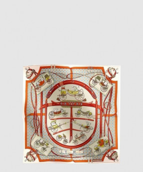 에르메스 Les Voitures Nouvelles 스카프 90