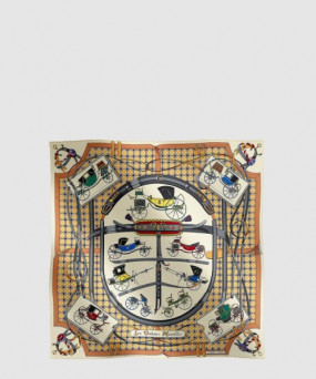 에르메스 Les Voitures Nouvelles 스카프 90