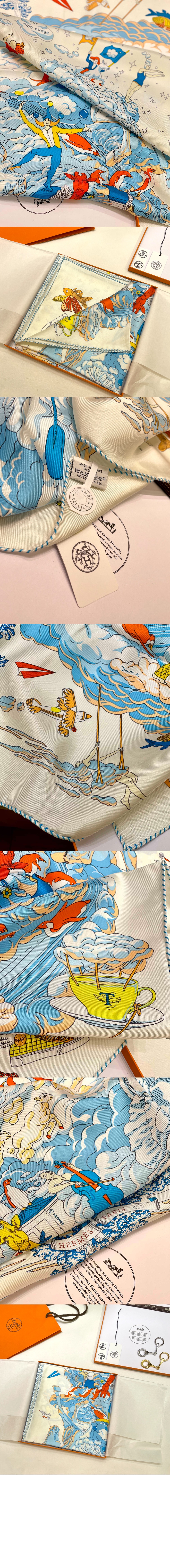 에르메스 My cloud 스카프 90