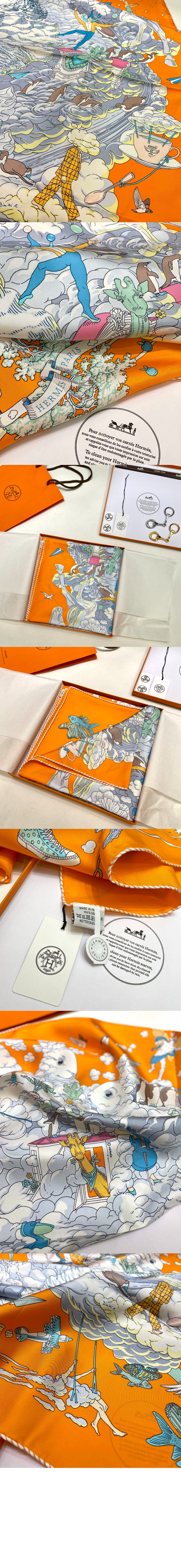 에르메스 My cloud 스카프 90