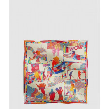 에르메스 Wow Marble Silk 스카프 90