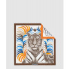 에르메스 Tigre Royal 더블 페이스 스카프 90