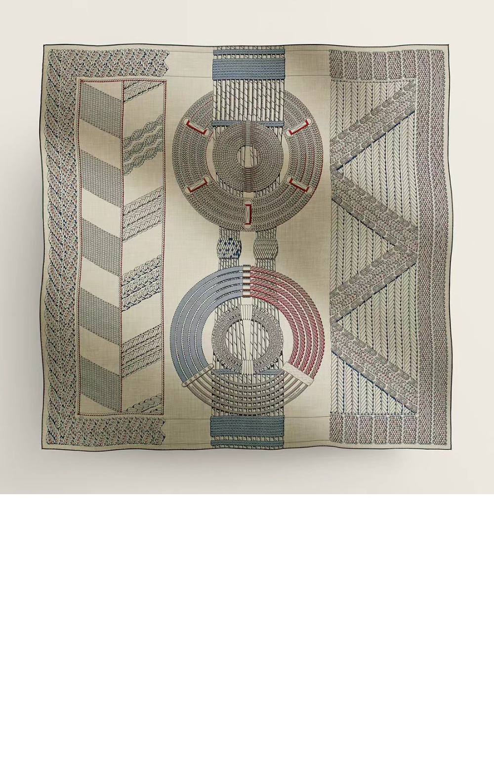 에르메스 Dressage Tressage 숄 140