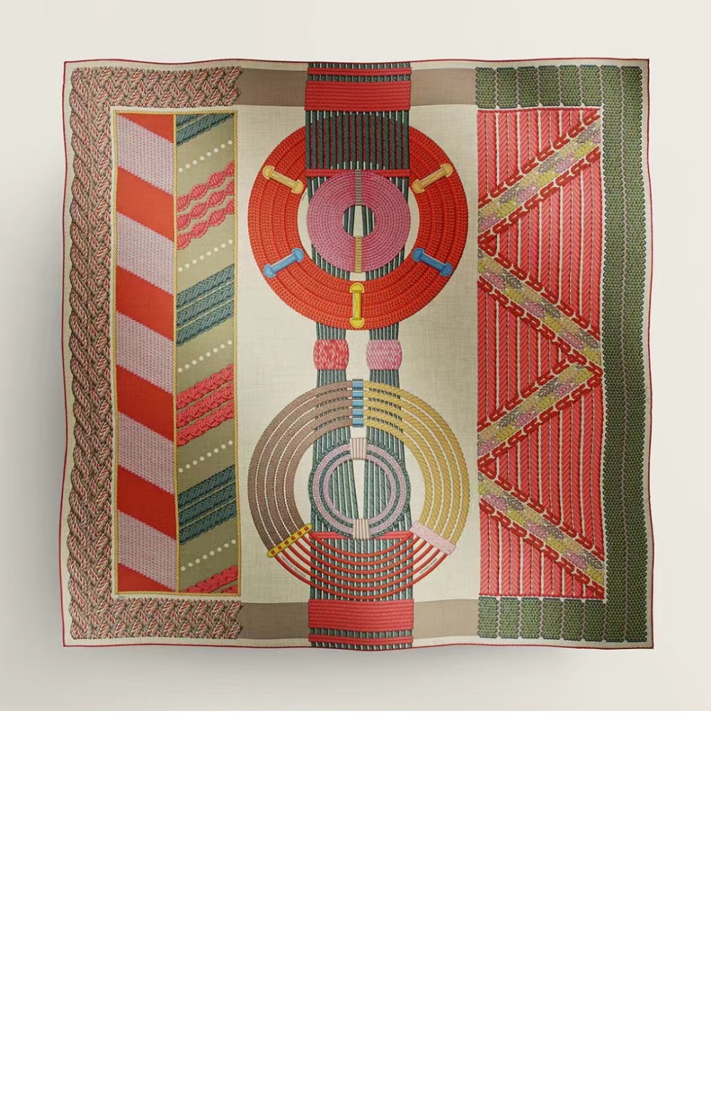 에르메스 Dressage Tressage 숄 140