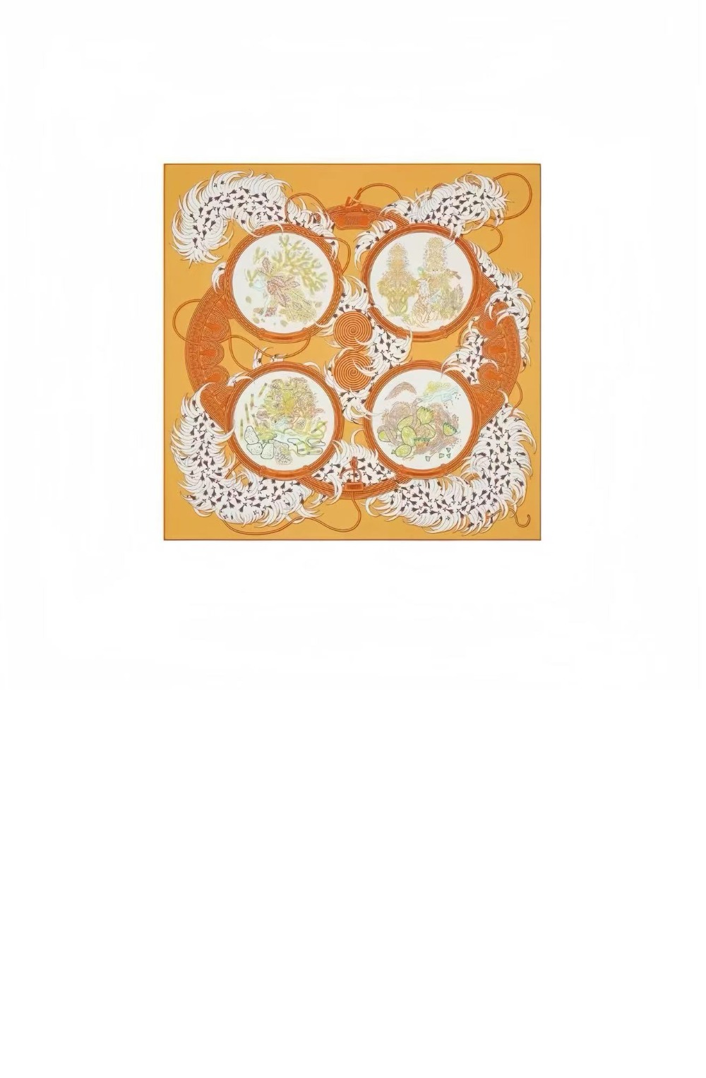 에르메스 Legende Brodee 숄 140