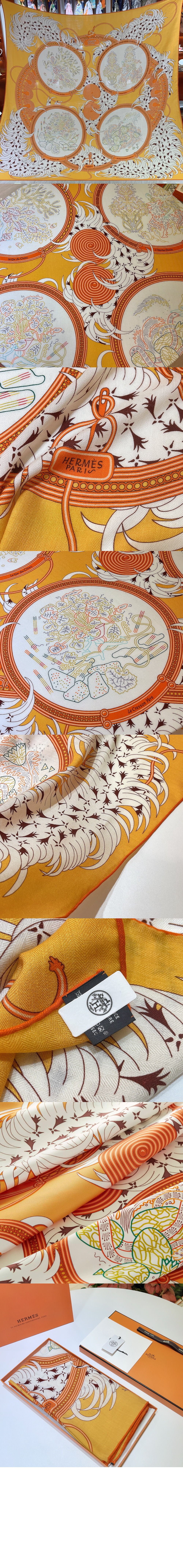 에르메스 Legende Brodee 숄 140