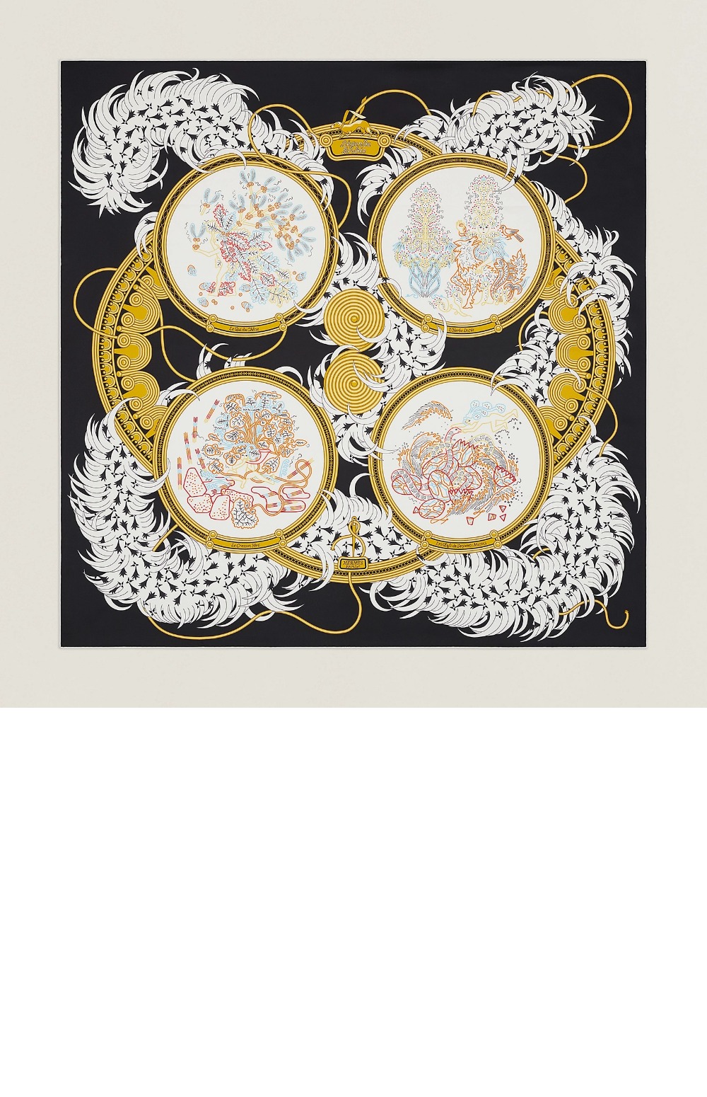 에르메스 Legende Brodee 숄 140