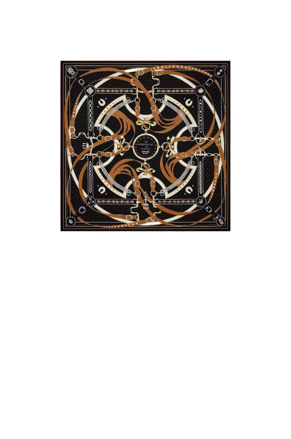 에르메스 La Promenade du Matin Bandana 숄 140