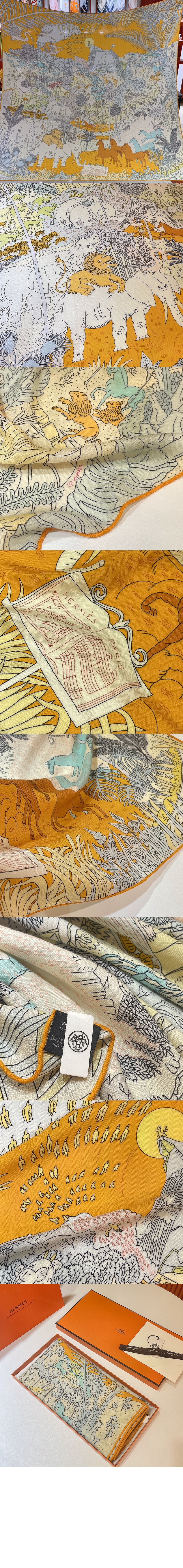 에르메스 Le Carnaval des Animaux 숄 140