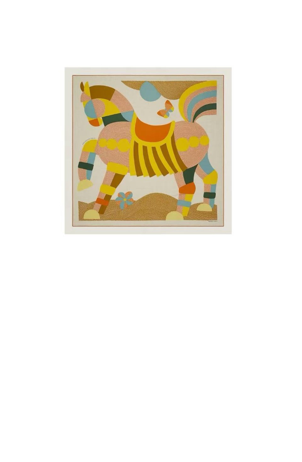 에르메스 small horse jump 숄 140