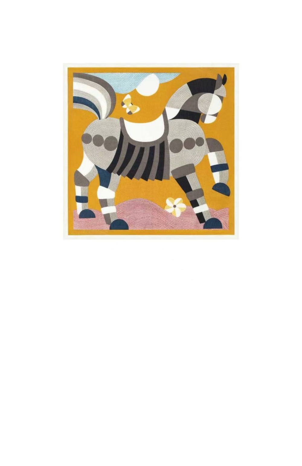 에르메스 small horse jump 숄 140