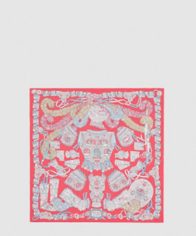 에르메스 Sous l’Egide de Mars wash 스카프 90