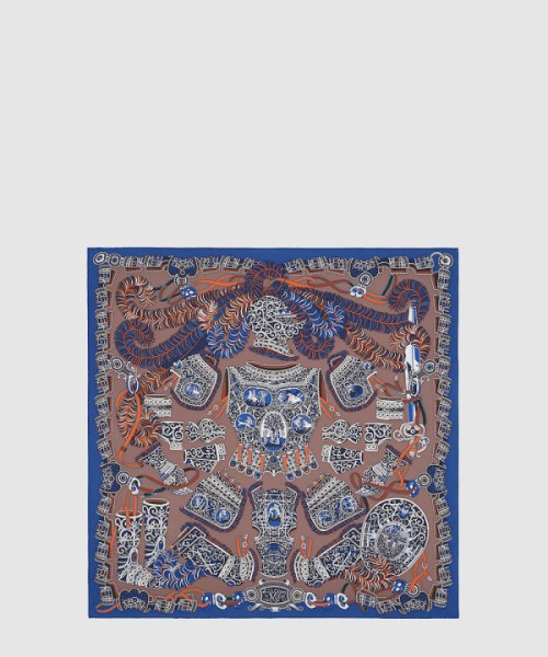 에르메스 Sous l'Egide de Mars wash 스카프 90