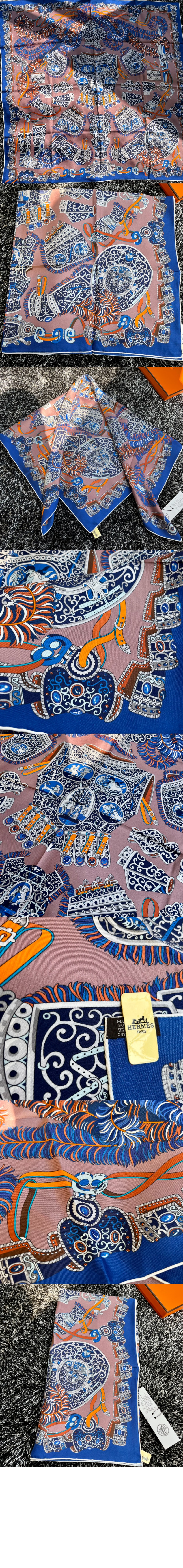 에르메스 Sous l'Egide de Mars wash 스카프 90