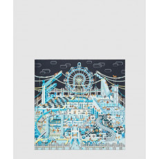 에르메스 Horse Racing Club 스카프 90