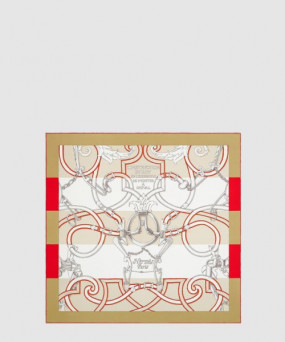 에르메스 Equestrian Instruction Striped Edition 스카프 90