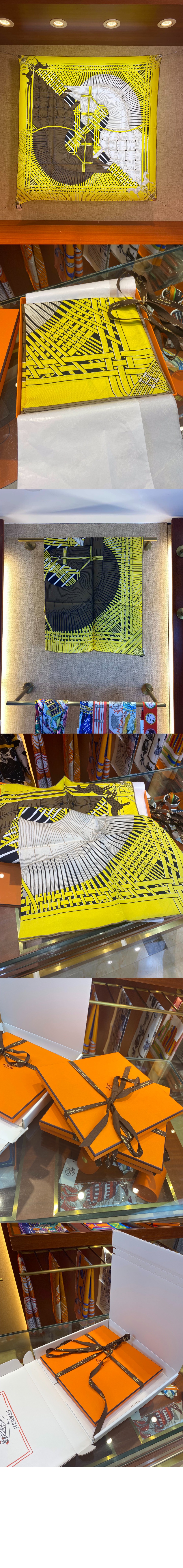 에르메스 Masan & Masan 스카프 90