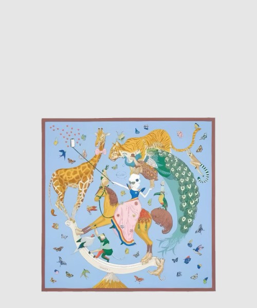에르메스 A fairy riding a horse taking a selfie 스카프 90