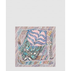 에르메스 Le Chat Carre 스카프 90