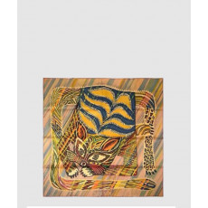 에르메스 Le Chat Carre 스카프 90