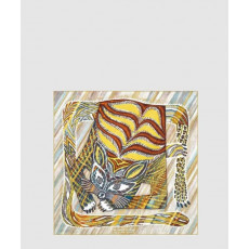 에르메스 Le Chat Carre 스카프 90