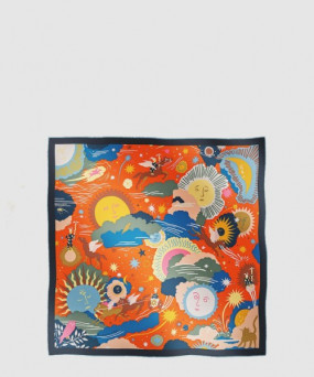 에르메스 Au Royaume d'Helios 스카프 90