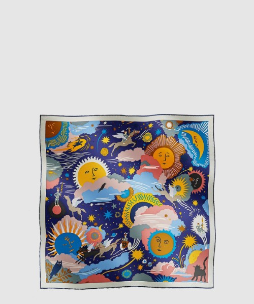 에르메스 Au Royaume d'Helios 스카프 90
