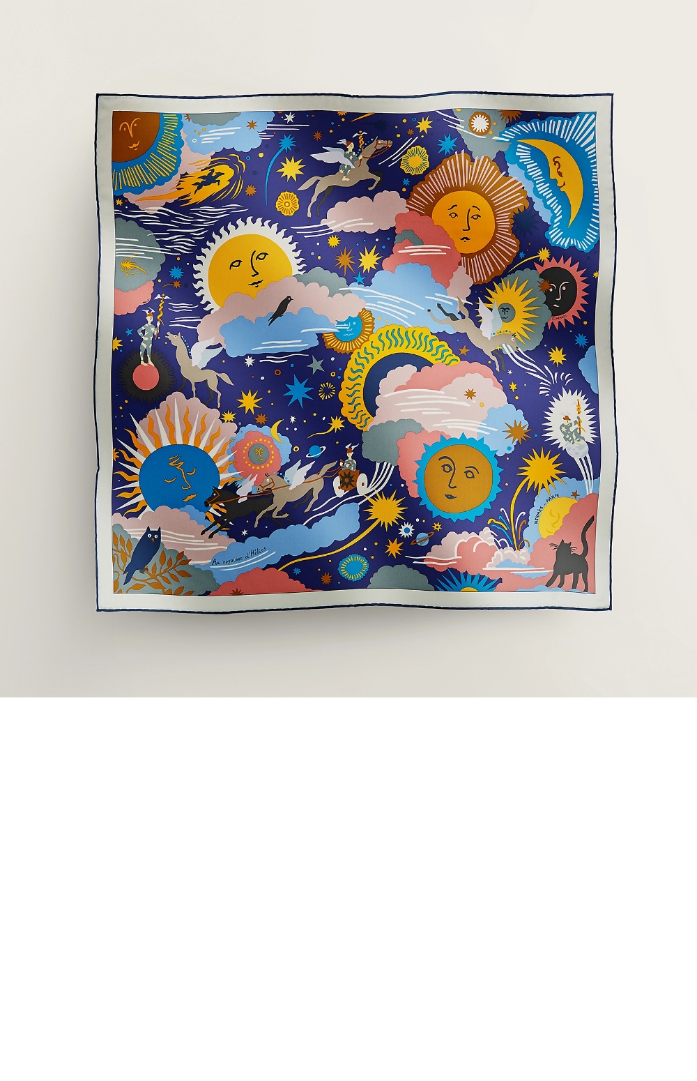 에르메스 Au Royaume d'Helios 스카프 90