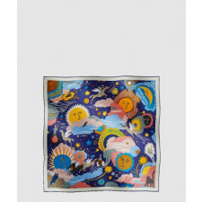 에르메스 Au Royaume d'Helios 스카프 90