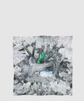 에르메스 La Vallee de Cristal 스카프 90