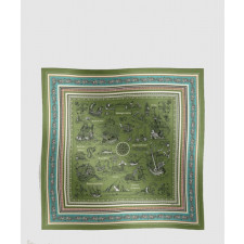 에르메스 Tatouages Marins Bandana 숄 140