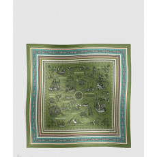 에르메스 Tatouages Marins Bandana 숄 140