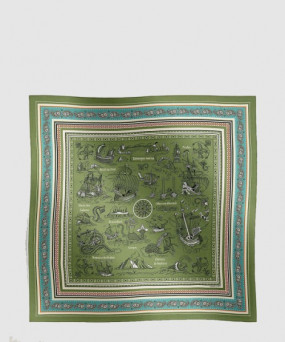 에르메스 Tatouages Marins Bandana 숄 140