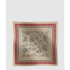 에르메스 Tatouages Marins Bandana 숄 140