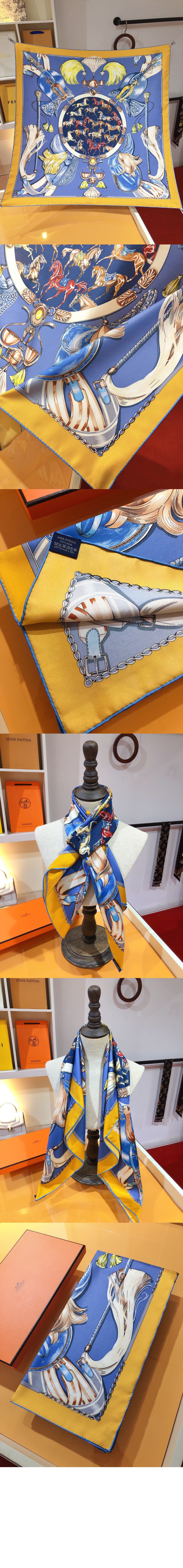 에르메스 Cavalcade 스카프 90