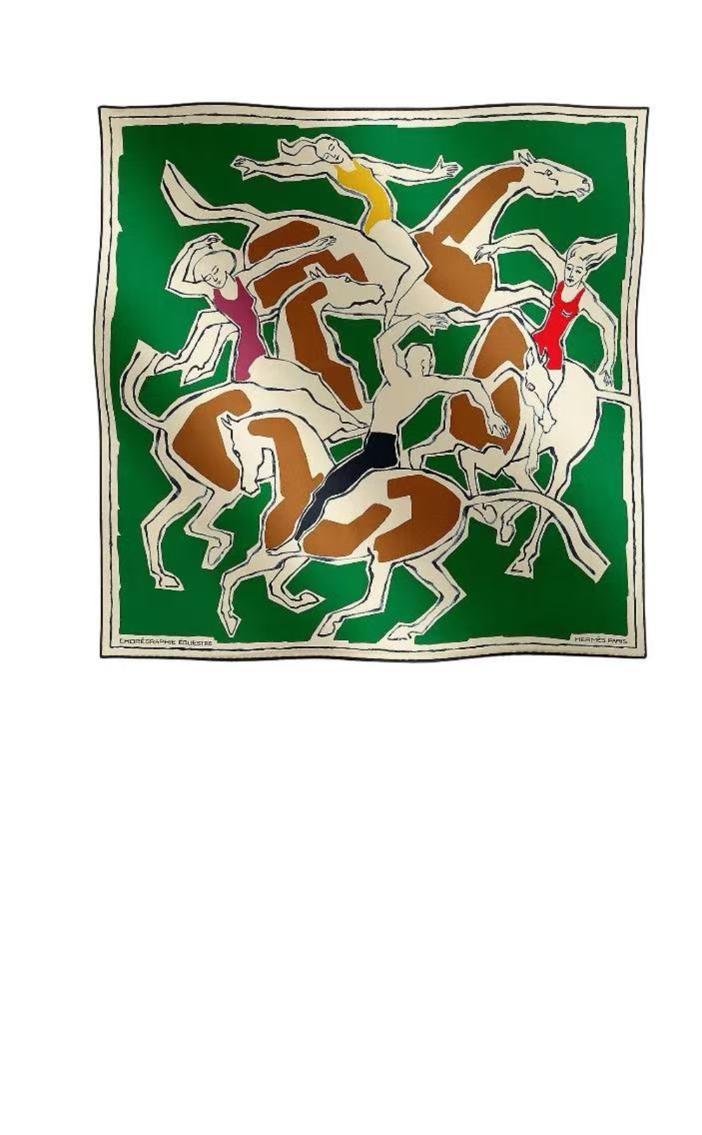 에르메스 equestrian dance score 스카프 90
