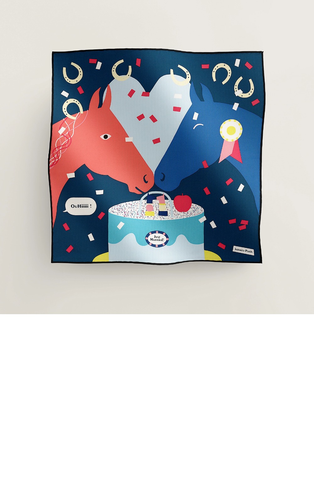 에르메스 Just Married 스카프 90