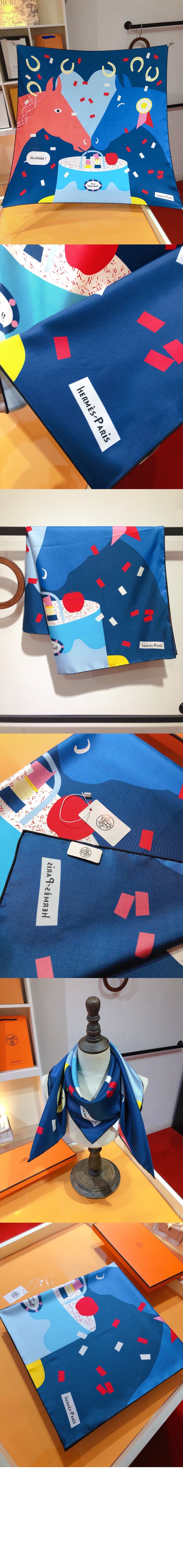 에르메스 Just Married 스카프 90