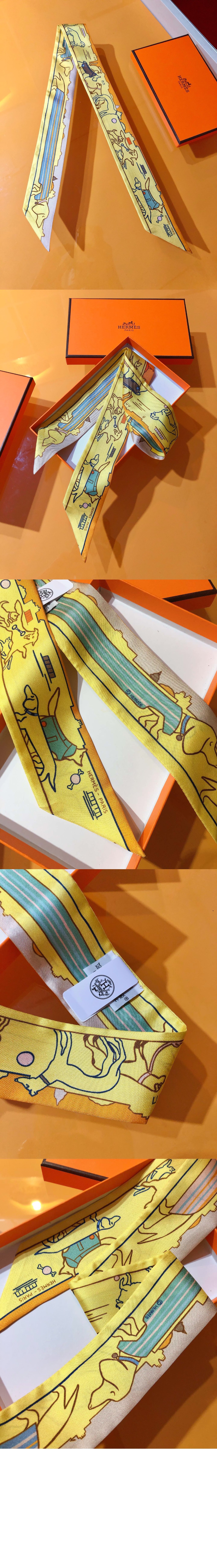 에르메스 Les Chiens Parisiens 트윌리