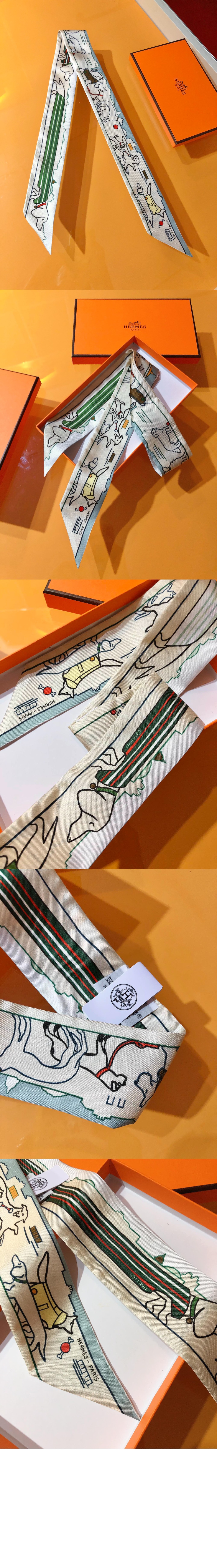 에르메스 Les Chiens Parisiens 트윌리