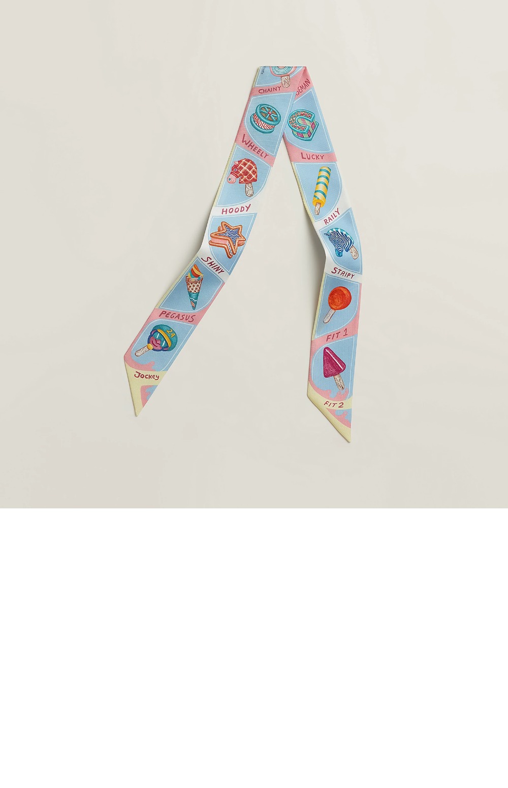 에르메스 Funny Ice Cream 트윌리