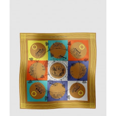 에르메스 Jeu des Omnibus et Dames Blanches au Tampon 스카프 140