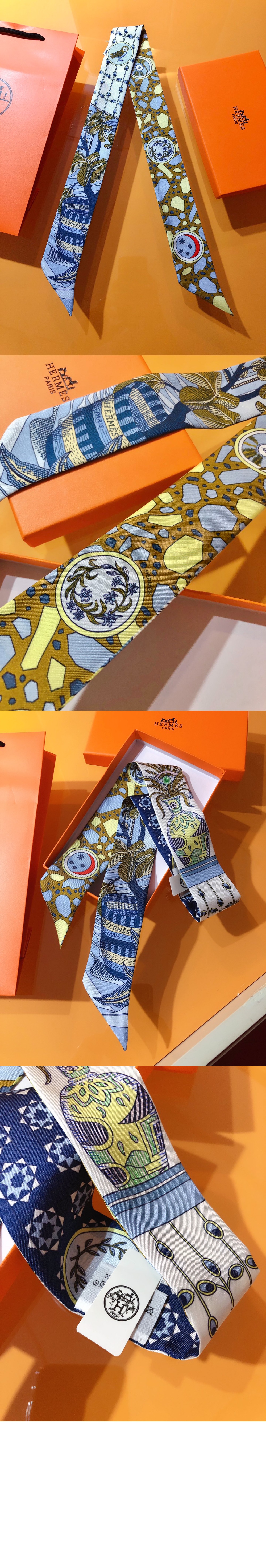 에르메스 La Danse des Amazones twilly 트윌리