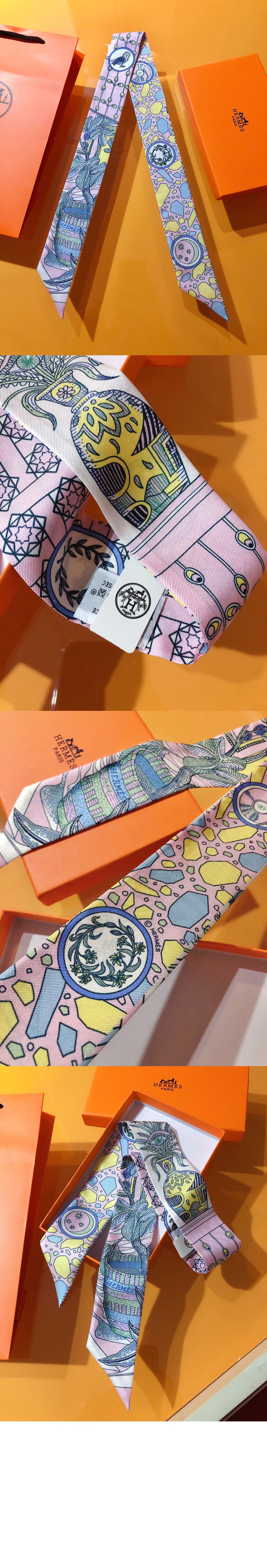 에르메스 La Danse des Amazones twilly 트윌리