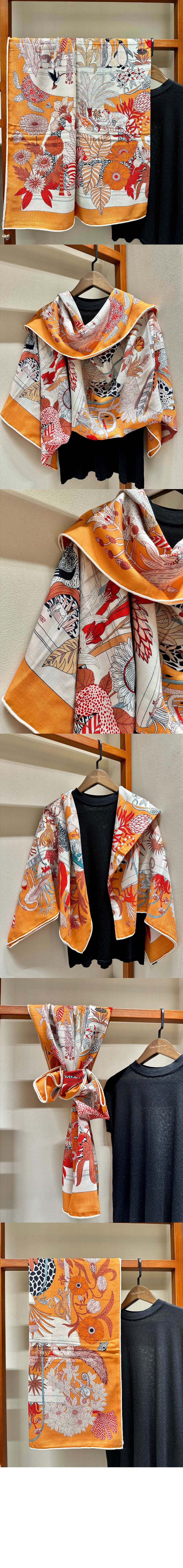 에르메스 Precious Paradise 스카프 140