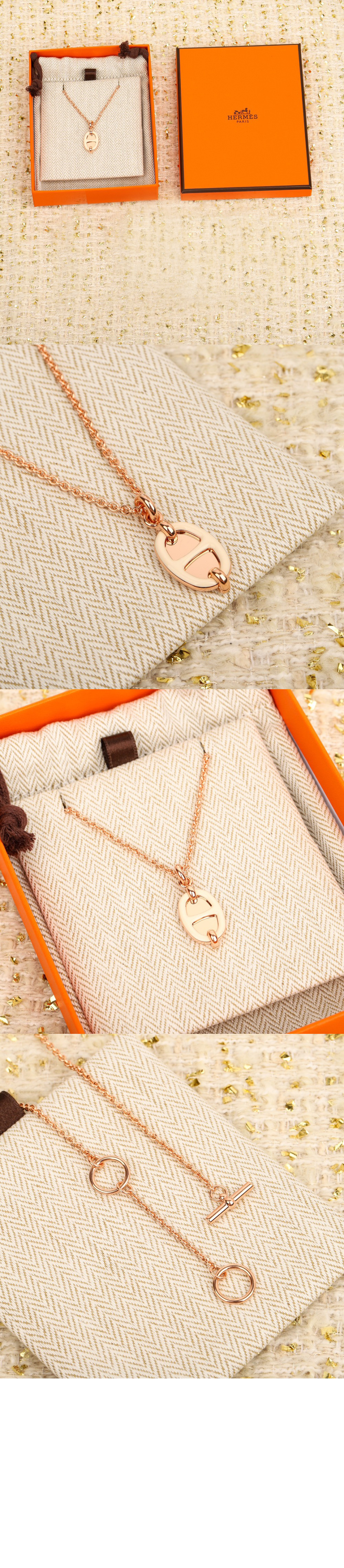 에르메스 mini-maillon 목걸이